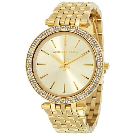 michael kors diamond watch gold|Michael Kors gold watch women.